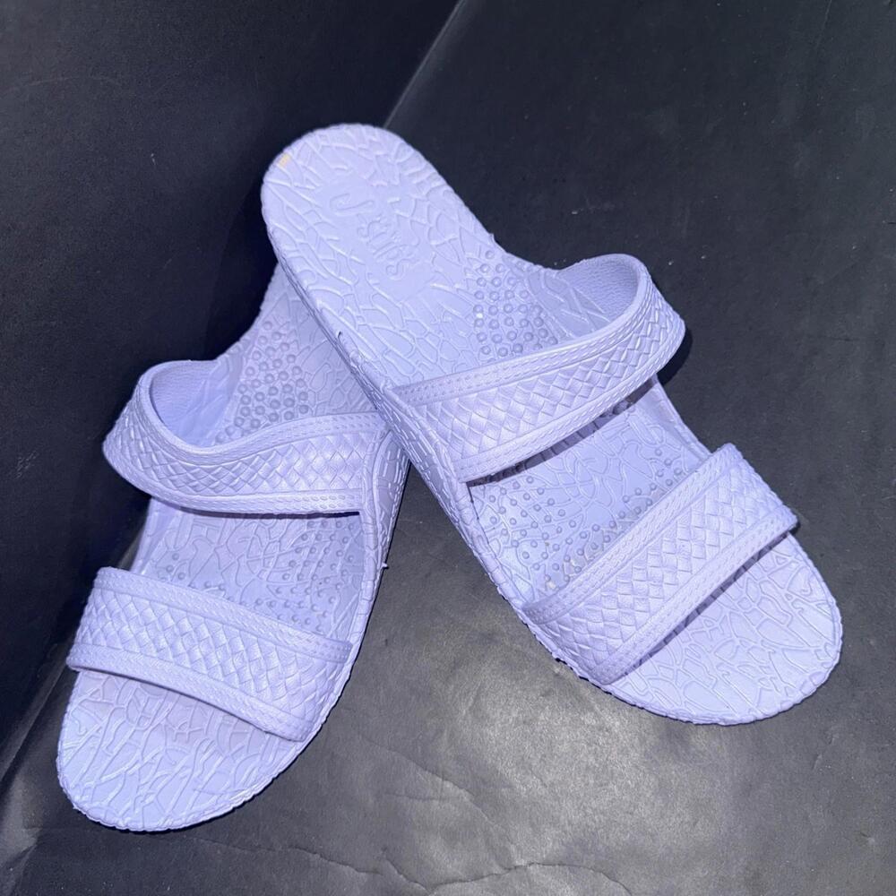 J‎ Slips Pastel Purple Waterproof Gorpcore Outdoor Hawaiian Jesus Sandal 41 - Picture 7 of 11